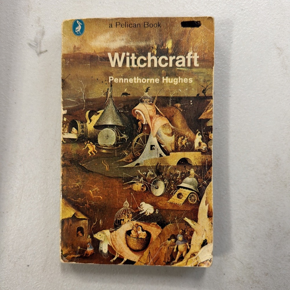 Vintage 1967 Witchcraft Pennethorne Hughes Pelican Books A745 Occult Bosch Cover